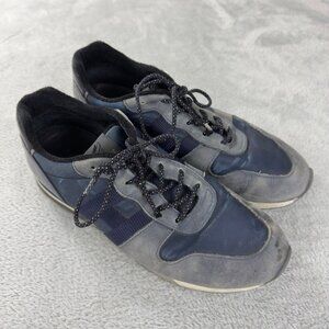 Hogan H86Run Navy Blue and Gray Sneakers Men’s Size 8